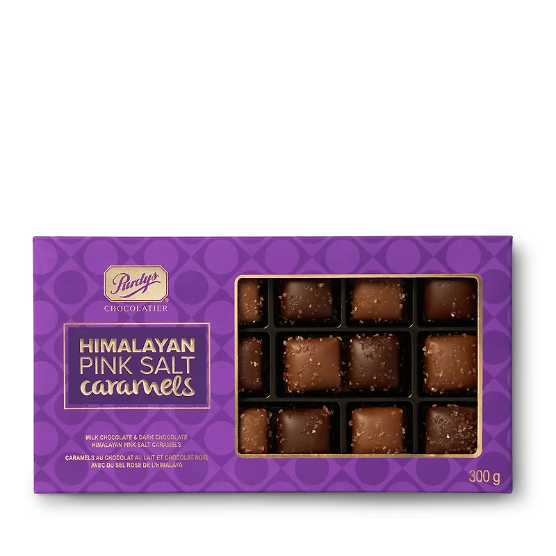 Himalayan Pink Salt Caramels, 18 pc