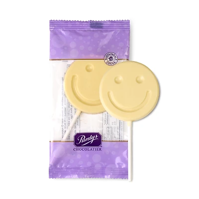 White Chocolate Smiley Lolly, 30 g
