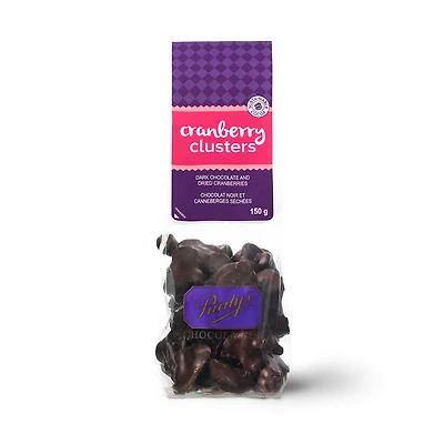 Dark Chocolate Cranberry Clusters, 150 g