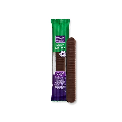No Sugar Added Dark Chocolate Mint Meltie Bar, 36 g