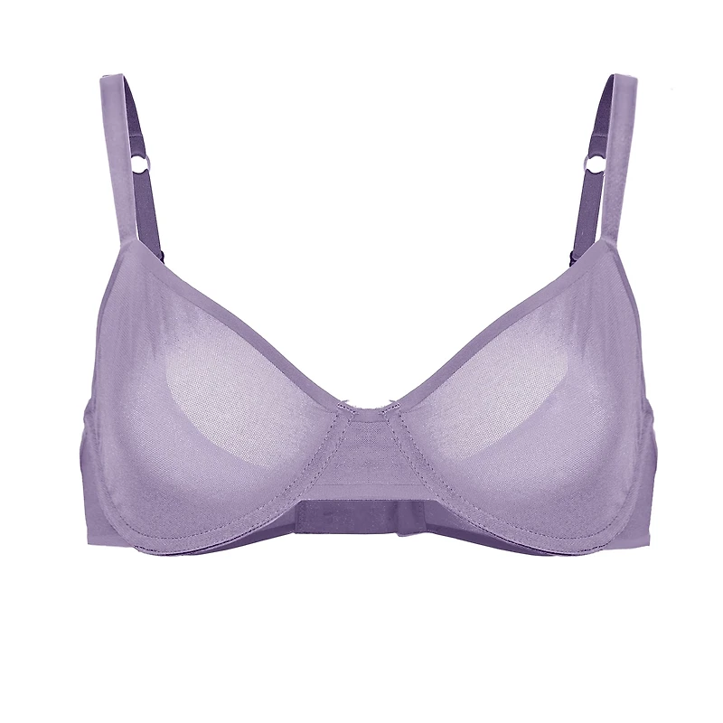 Aeries soutien-gorge violet confortable pour femme