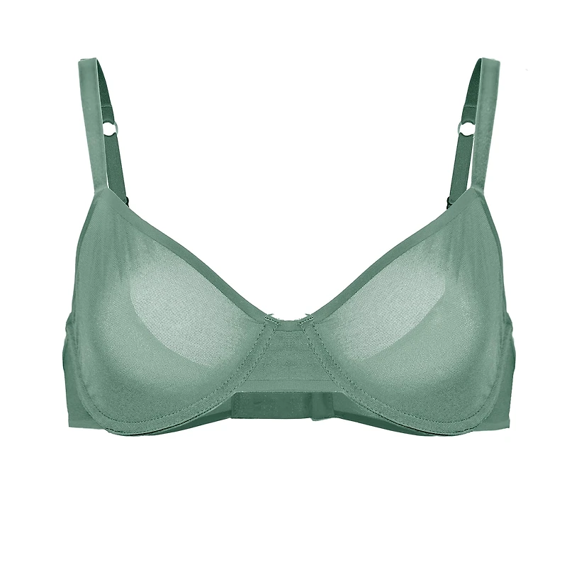 Aeries soutien-gorge vert confortable pour femme