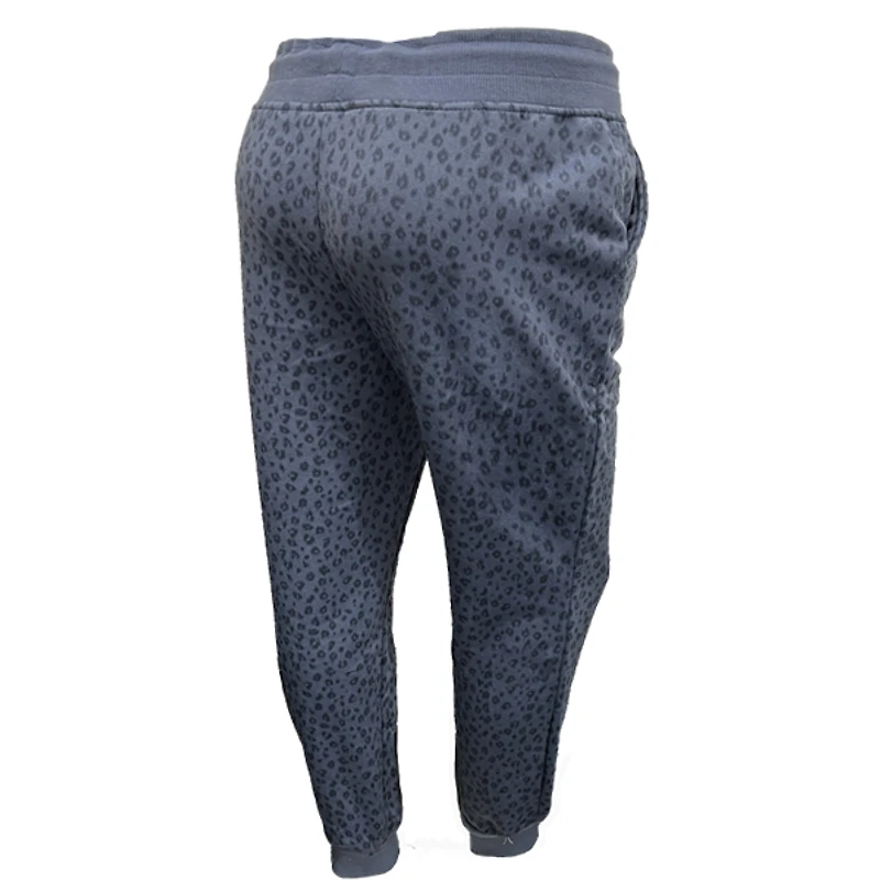 Blue leopard sweatpant bebe for women