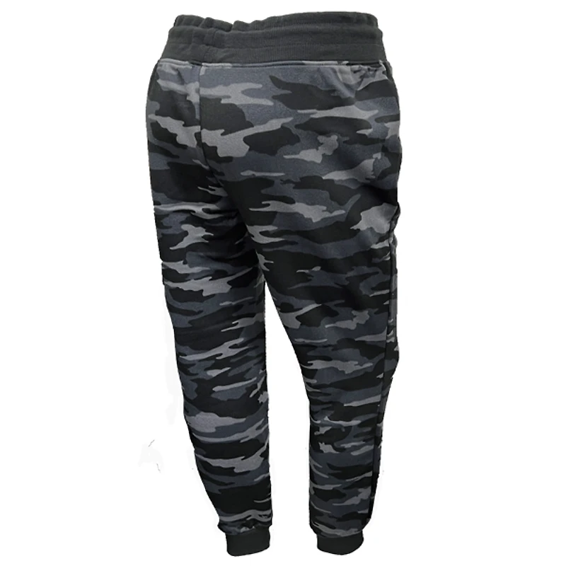 Pantalon ouaté camouflage noir bebe pour femme