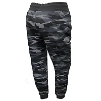 Pantalon ouaté camouflage noir bebe pour femme