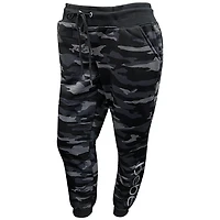 Pantalon ouaté camouflage noir bebe pour femme