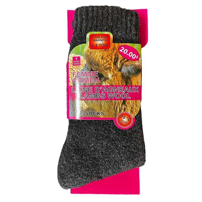 Chaussettes noir pour femme