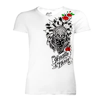 T-shirt blanc Hustle & Thrive pour femme
