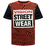 Orange red t-shirt Vision Streetwear for men