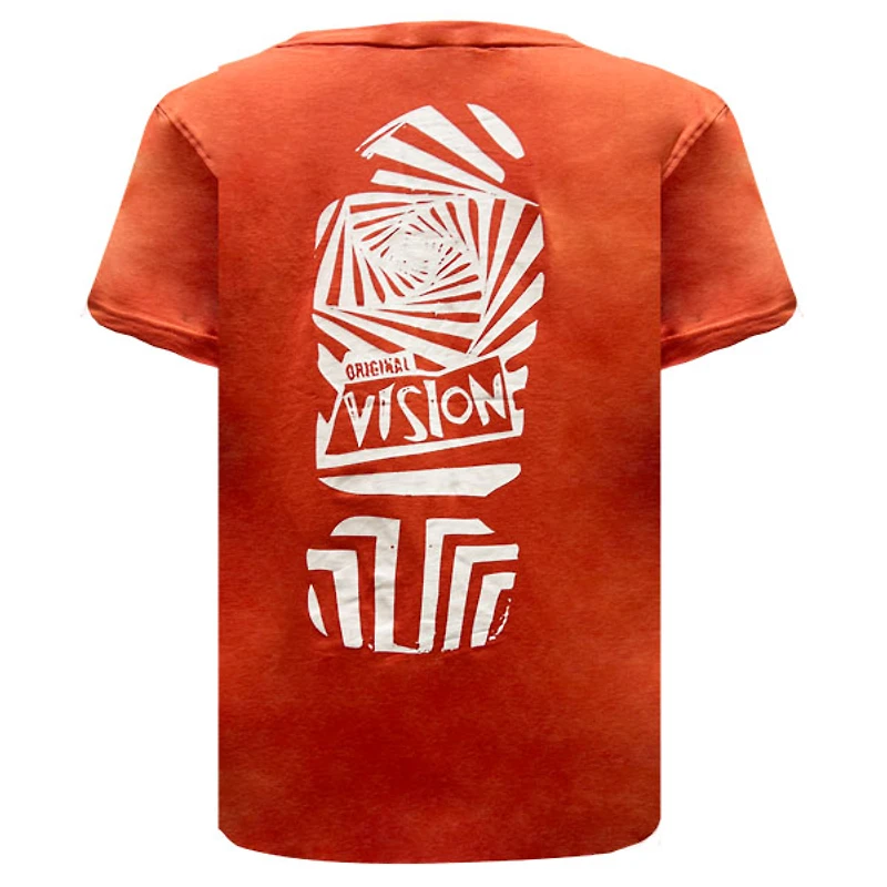 Orange red t-shirt Vision Streetwear for men