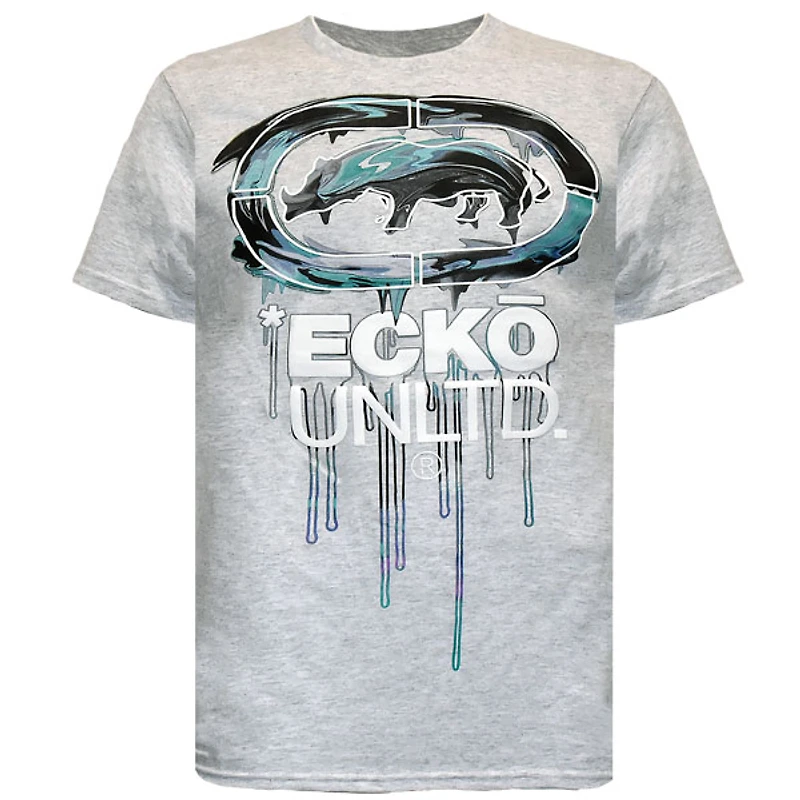 T-shirt gris Ecko Unltd pour homme