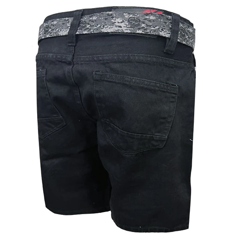Black denim short Ecko Unltd for men