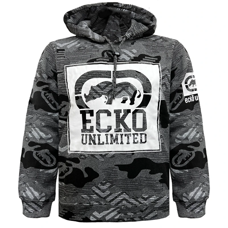 Chandail avec capuchon gris Ecko Unltd pour homme