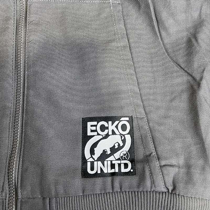 Veste grise en sherpa Ecko Unltd pour homme