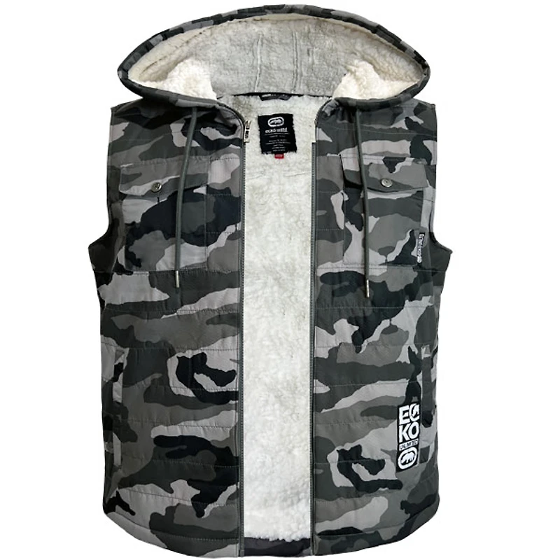 Veste camo sherpa Ecko Unltd pour homme