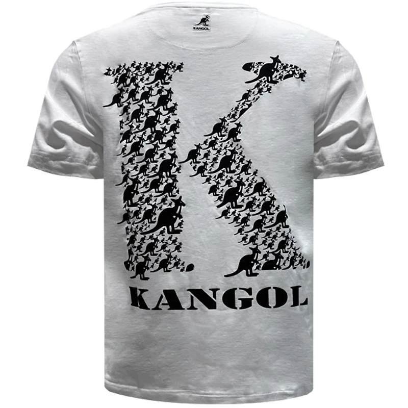 White t-shirt Kangol for men