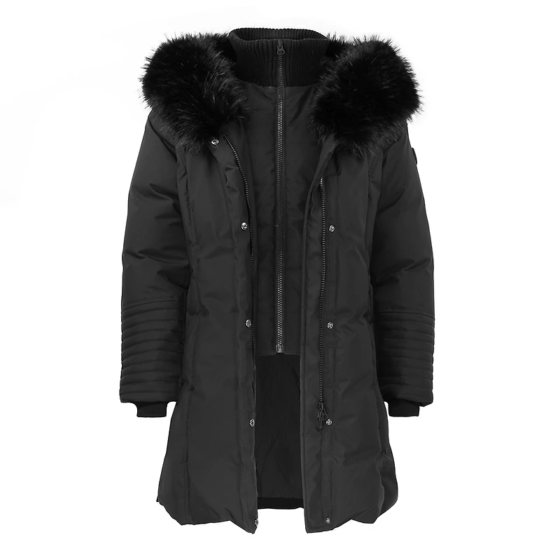 Manteau noir North wave pour femme