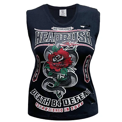 Camisole noire Headrush pour femme