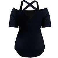 T-shirt noir Headrush pour femme
