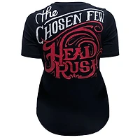 T-shirt noir Headrush pour femme