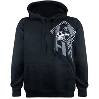 Black hoodie Hustle & Thrive for men