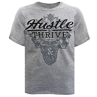Grey T-Shirt Hustle & Thrive for men