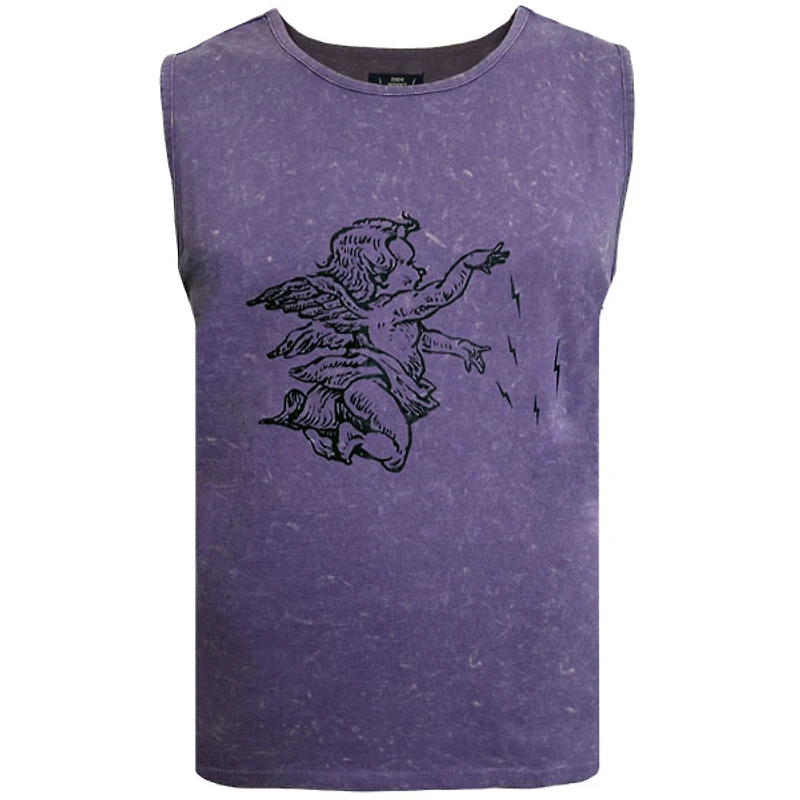 Purple tank top for men