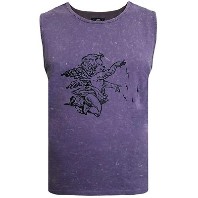 Purple tank top for men