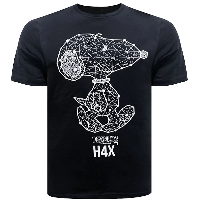 Black t-shirt H4X for men