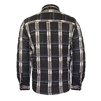 Black plaid jacket for men