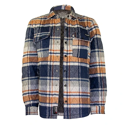 Mustard plaid jacket for men