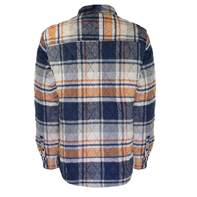 Mustard plaid jacket for men