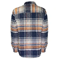 Mustard plaid jacket for men