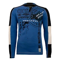 Oxygen Blue Long Sleeve T-Shirt for Men