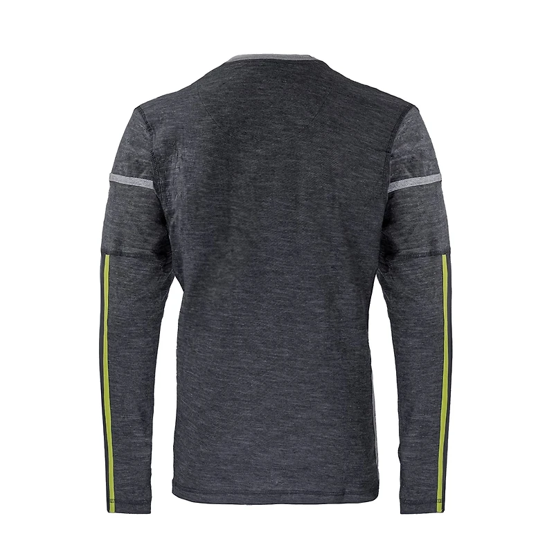 Oxygen Black Long Sleeve T-Shirt for Men