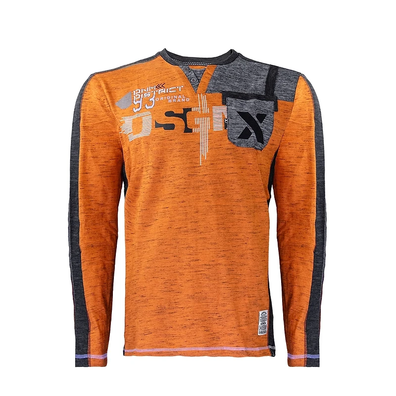 Oxygen orange Long Sleeve T-Shirt for Men