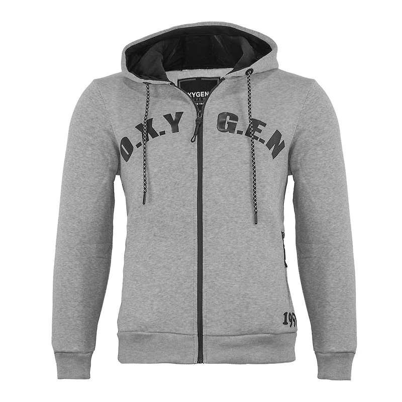 Oxygen grey Hood Zip for Women