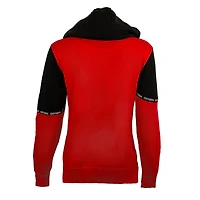 Oxygen Black and red Hood Zip for Women