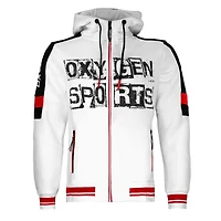 White hood zip Oxygen for men