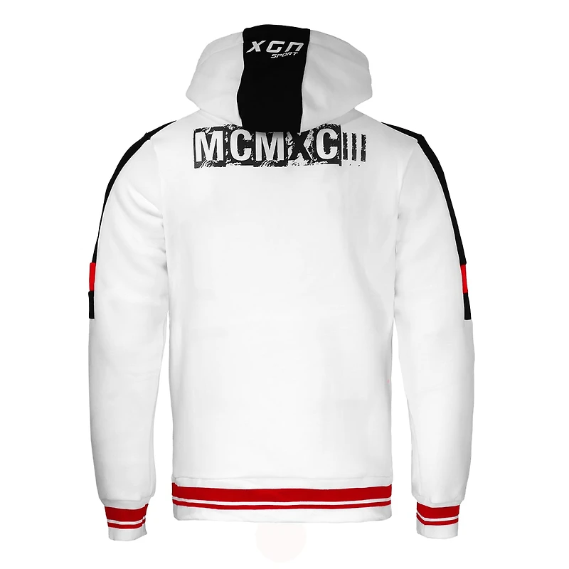 White hood zip Oxygen for men