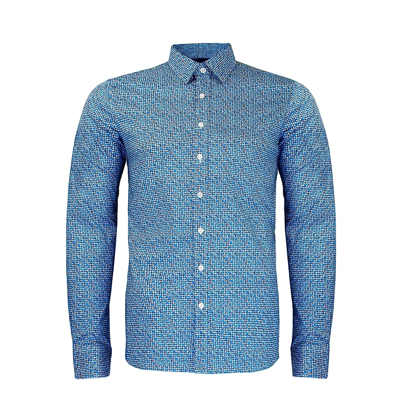 Chemise bleu à manches longues Projek raw pour homme