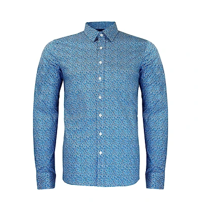 Chemise bleu à manches longues Projek raw pour homme