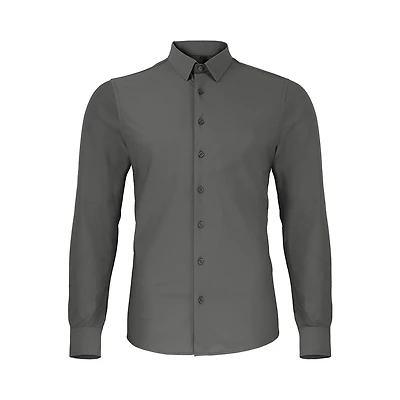 Dark green shirt long sleeves Projek raw for men