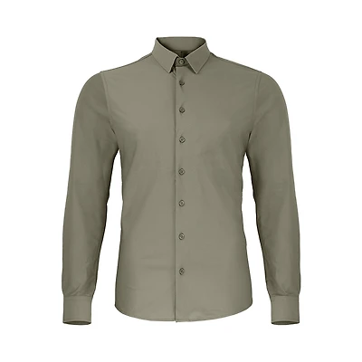 Taupe shirt long sleeves Projek raw for men
