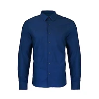 Navy shirt long sleeves Projek raw for men