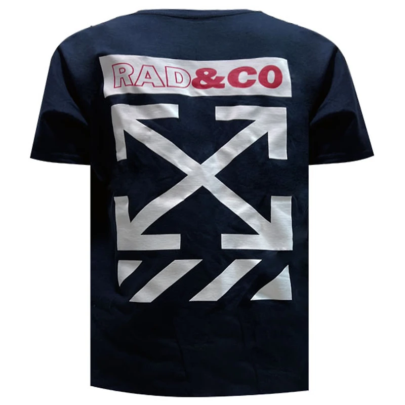Black t-shirt Rad & Co for men