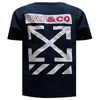 Black t-shirt Rad & Co for men