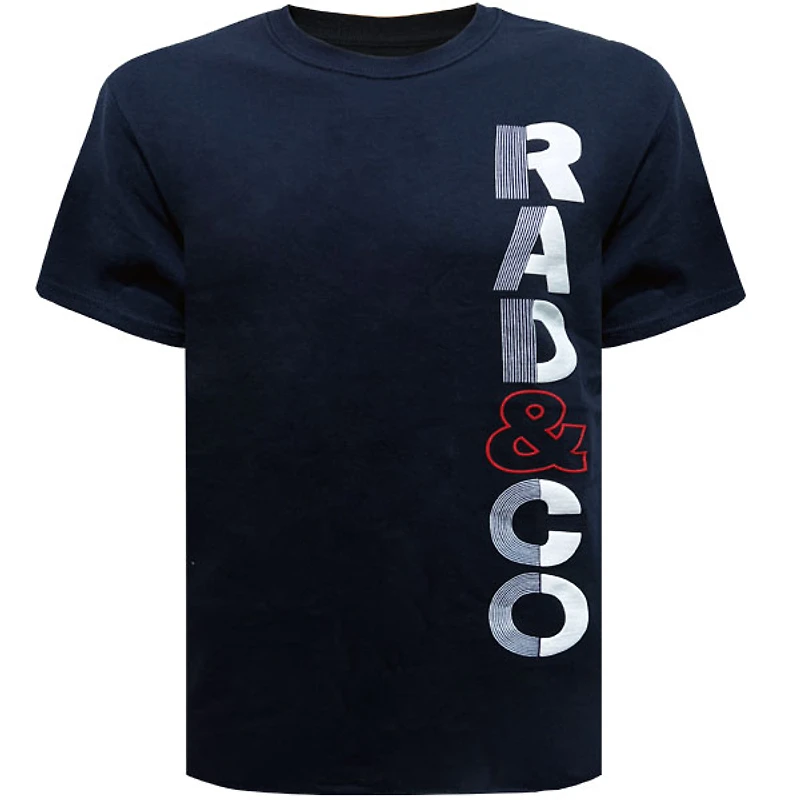 T-shirt noir Rad & Co pour homme