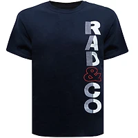 T-shirt noir Rad & Co pour homme