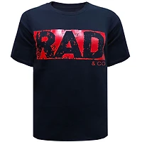 T-shirt noir Rad & Co pour homme
